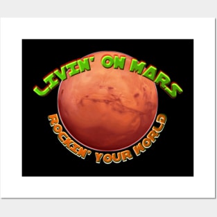 LIVIN' ON MARS - Banner Posters and Art